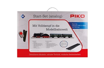Piko H0 57112 H0 Start-Set Personenzug, Schwarz - 6