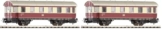 Piko H0 57633 H0 2.Kl. Personenwagen B 2. Klasse der DR, M, Blau (Packung mit 2) - 1