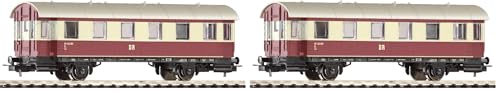 Piko H0 57633 H0 2.Kl. Personenwagen B 2. Klasse der DR, M, Blau (Packung mit 2) - 1