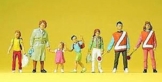 Preiser 10344 H0 Schülerlotsen, Fussgaenger - 1