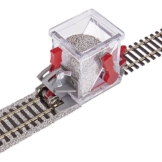 Proses PBS-H0-02 H0 Gleichstrom Schotterverteiler mit Führungsachse Höhenverstellung Absperrhebel und Anhängeoption Spur HO 1:87 - 1