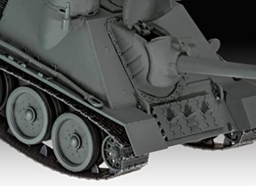 Revell 03507 SU-100 World of Tanks Modellbausatz für Einsteiger mit dem Easy-Click-System Farbig - 4