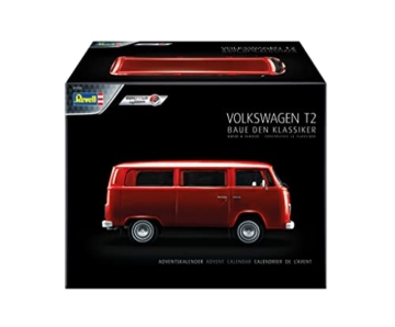 Revell Adventskalender, VW T2 Bus mit Easy-Click-System in 24 Tagen zum Modellbus, Adventskalender für Jungen, Mädchen & Erwachsene ab 10 Jahren, Geschenk zu Weihnachten - 2