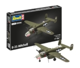 Revell Easy-Click Modellbausatz B-25 Mitchell I USAAF-Bomber 1:72 I Detaillierte Innenraumdarstellung drehbare Propeller I Stecksystem kein Kleben I Geeignet für Modellbauer ab 10 I Inklusive Sticker - 1
