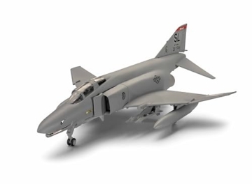 Revell Easy-Click Modellbausatz F-4E Phantom I Legendäres USAF-Kampfflugzeug 1:100 I Detailreich mit Fahrwerk, Lenkwaffen und 2 Zusatztanks I Stecksystem, kein Kleben I Für Modellbau-Einsteiger ab 10. - 3