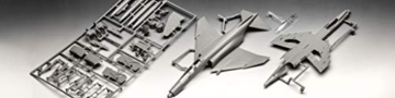Revell Easy-Click Modellbausatz F-4E Phantom I Legendäres USAF-Kampfflugzeug 1:100 I Detailreich mit Fahrwerk, Lenkwaffen und 2 Zusatztanks I Stecksystem, kein Kleben I Für Modellbau-Einsteiger ab 10. - 6
