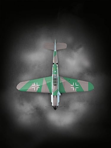 Revell Easy-Click Modellbausatz Messerschmitt Bf109 I Legendärer Jagdflieger des 2. Weltkriegs I Maßstab 1:72 I Detailreich, Stecksystem, kein Kleben I Für Modellbau-Einsteiger ab 10