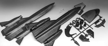 Revell Easy-Click Modellbausatz SR-71 Blackbird I Legendäres USAF-Spionageflugzeug 1:144 I Detailreich, einfacher Zusammenbau durch Stecksystem I Kein Kleben I Für Modellbau-Einsteiger ab 10 - 6