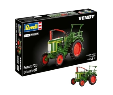 Revell Modellbau Fendt F20 Dieselroß Traktor Click System - 1