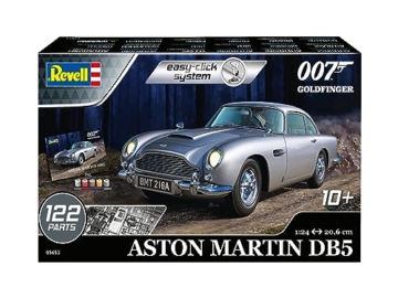 Revell Modellbausatz I Aston Martin DB5 I James Bond 007 Goldfinger I 90 Teile I Maßstab 1:24 I für Kinder und Erwachsene ab 10 Jahren I mit Pinsel und Farben - 2