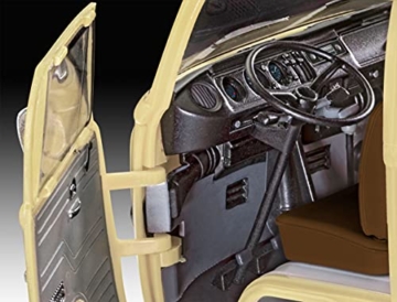 Revell Modellbausatz VW T2 Camper I Easy-Click-System für Einsteiger I Starter Kit mit Basis-Zubehör I Unlackiert I Idealer Einstieg in den Modellbau - 3