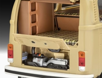 Revell Nice Price Modellbausatz I VW T2 Camper I Maßstab 1:24 I 112 Teile I Für Kinder und Erwachsene ab 10 Jahren I Oldtimer Modellbausatz zum selber nachbauen I Authentisch und Detailreich - 7