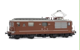 Rivarossi HR2958S BLS, Re 4/4 167 „Ausserberg“ kurz mit Fahrerfigur, BLS-Jubiläum, Folge. IV-V, mit DCC-Sound-Decoder. Elektrolokomotive - 1