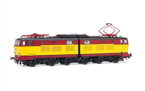Rivarossi HR2965S FS, E.656 1. Serie in Tee-Versuchslackierung, Folge. IV, mit DCC-Sound-Decoder. Elektrolokomotive, Rot/Gelb - 1
