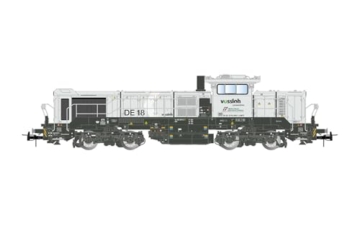 Rivarossi HR2969S FS Mercitalia SundT, Diesellokomotive Vossloh DE 18, graue Lackierung, Ep. VI, mit DCC-Sounddecoder, Diesellokomotive - 1