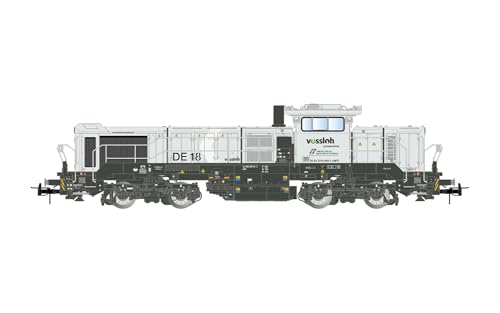 Rivarossi HR2969S FS Mercitalia SundT, Diesellokomotive Vossloh DE 18, graue Lackierung, Ep. VI, mit DCC-Sounddecoder, Diesellokomotive - 1