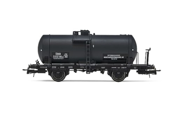 Rivarossi ÖBB Tankwagen (ex FS), 2 Achsen, dunkelgrau lackiert, „ÖMV“, Epoche III - 3
