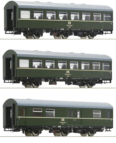 Roco 6200009 H0 3er-Set 1: Personenzug der DR Reko-Sitzwagen Baage - 1