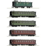 Roco 6200076 H0 5er-Set Schnellzug der K.W.St.E. - 1
