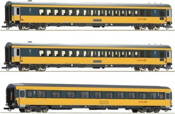 Roco 6200082 H0 3er Set Personenwagen, RegioJet, Ep. VI - 1