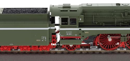 Roco 7100006 H0 Schnellfahr-Dampflok 18 201 mit Kohlefeuerung der DR 