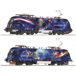 Roco 7510062 H0 E-Lok Rh 1116 Fußball vereint Europa der ÖBB - 1