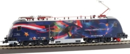 Roco 7520062 H0 E-Lok Rh 1116 Fußball vereint Europa der ÖBB - 1