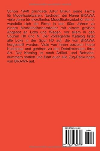 Sammler-Katalog BRAWA Lokomotiven in H0 2025 Schwarzweiß-Version: Gleich- + Wechselstrom, Standard- + Sondermodelle - 2
