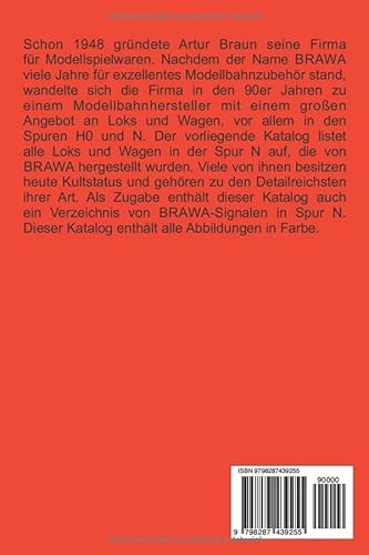 Sammler-Katalog BRAWA Spur N 2025 Farbversion: Lokomotiven + Wagen, Standard- + Sondermodelle - 2
