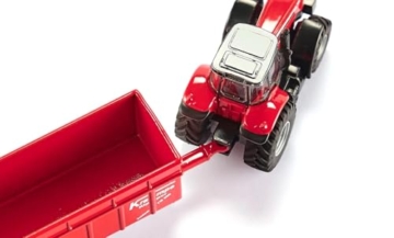 siku Farmer 1844 – Massey Ferguson Traktor mit Anhänger ohne Traktor