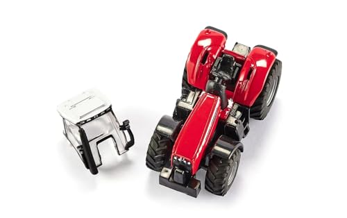 siku Farmer 1844 – Massey Ferguson Traktor mit Anhänger