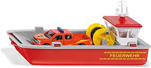 siku SUPER 2117 – Feuerwehr-Arbeitsboot mit Ford F150 Pick-up
