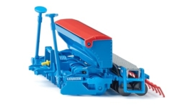 Siku 2278 Lemken Saat-Drill-Kombination, 1:32, Mit beweglicher Klappe, Spurmarkierung, Metall-Rahmen, Blau-Rot, Landwirtschafts-Anbaugerät - 1