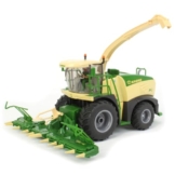 Siku 4066, Krone Big X 580 Maishäcksler, 1:32, Metall/Kunststoff, Grün/Beige, Faltbares Maisgestell, Lenkbare Vorderachse, Drehbares Auswurfrohr - 1