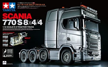 TAMIYA 56371 – RC Scania 770S 8x4/4: Der König der Straßen Box
