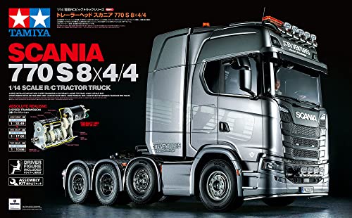 TAMIYA 56371 – RC Scania 770S 8x4/4: Der König der Straßen Box