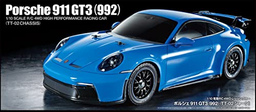 TAMIYA 58712 – Porsche 911 GT3 (992) TT-02: Die Faszination Porsche im Maßstab 1:10