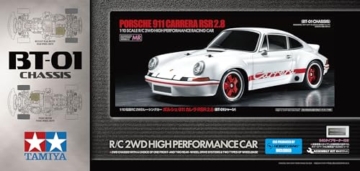 TAMIYA 58740 – Porsche Carrera RSR 2.8 (BT-01): Eine Legende im Maßstab 1:10 Box