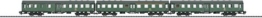 Trix 31151 Personenwagen Set Nahverkehr H0 - 1