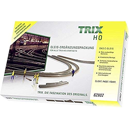 Trix 62902 Ergänzungs-Set C 2 - Spur H0 - Gleise und Weichen - Zweileiter-Gleissystem - 1