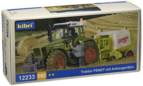 Viessmann 12233 - H0 Traktor FENDT mit Anbaugeräten - 1
