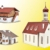 Vollmer 42080 Alpenländisches Set besteht aus Kirche und 2 Häusern - 1