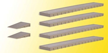 Vollmer 43558 Gepäckbahnsteig, sechsteilig - 2