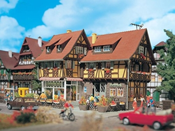 Vollmer 43692 - H0 Blumengeschäft mit Inneneinrichtung und Beleuchtung, Funktionsbausatz - Neu - 1