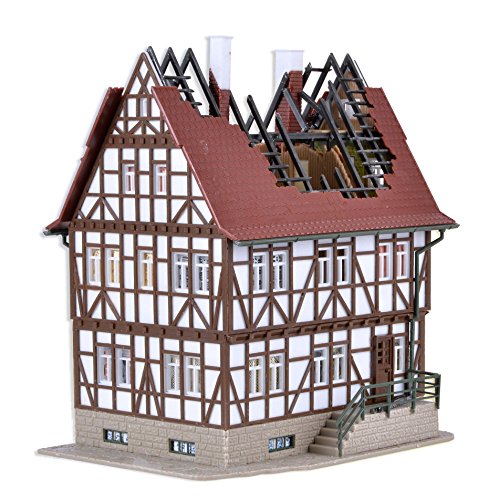 Vollmer 43728 H0 Brennendes Haus - 1
