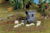 Vollmer 43742 Schäferwagen und Schafherde - 1