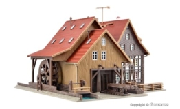 Vollmer Tonbachmühle mit Mühlrad und Sägegatter | Gebäude Bausatz Spur N #47713 - 1