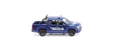 Wiking 031145 H0 Volkswagen Amarok GP, THW Seitenschutz blau Spur HO 1:87 - 1