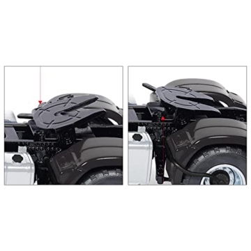 Wiking 077650 MAN TGS 18.510 4x4 BL 2-Achs Zugmaschine, Modell-LKW, 1:32, Metall/Kunststoff, Ab 14 Jahre, Viele Funktionen, Inkl. Reifendruck-Regelanlage, Schwenkbarer Kühlergrill, Grün (Ackerdiesel) - 5