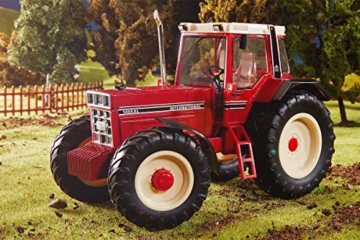 WIKING 077852 IHC 1455 XL Modelltraktor, 1:32, Metall/Kunststoff, Ab 14 Jahre, Auswechselbare Auspuffrohre, Abnehmbares Frontgewicht, Öffenbare Türen - 7